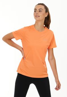 Rückansicht von Endurance Keily Laufshirt Damen 5126 Tangerine