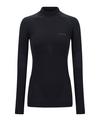 Falke W Longsleeved Shirt Turtleneck w Funktionsshirt Damen - black (3000)
