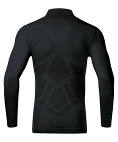 Rückansicht von JAKO Comfort 2.0 Turtleneck Funktionsshirt schwarz