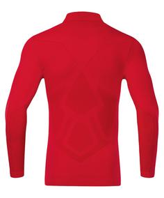 Rückansicht von JAKO Comfort 2.0 Turtleneck Funktionsshirt rot