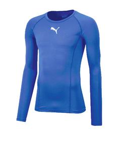 PUMA LIGA Baselayer Longsleeve Funktionsshirt blauweissblaublau