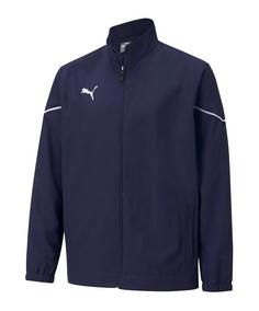 PUMA teamRISE Sideline Trainingsjacke Kids Trainingsjacke Kinder blauweiss