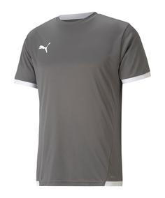 PUMA teamLIGA Trikot Fußballtrikot Herren grauweiss