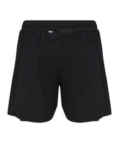 Rückansicht von hummel Core 2-IN-1 Short Running Laufshorts Herren schwarz