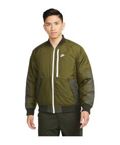 Nike Therma-FIT Legacy Bomber Jacke Sweatjacke Herren gruenbraun