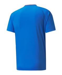 Rückansicht von PUMA teamVISION Trikot Fußballtrikot Herren blaublauweiss