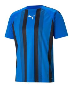 PUMA teamLIGA Striped Trikot Fußballtrikot Herren blauschwarzweiss