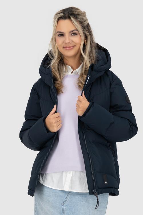 Rückansicht von ALIFE AND KICKIN LeonaAK A Winterjacke Damen marine