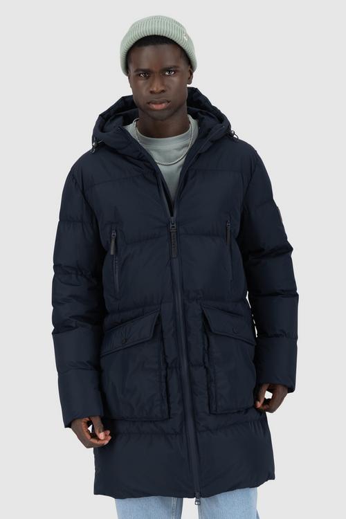 Rückansicht von ALIFE AND KICKIN NinoAK A Winterjacke Herren marine