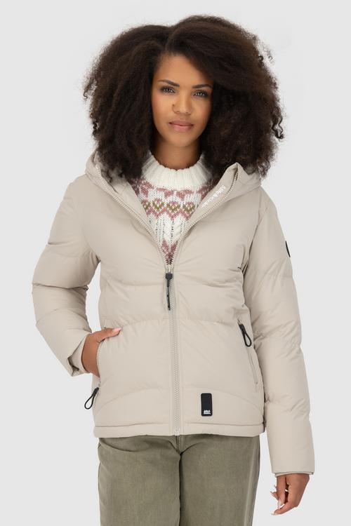 Rückansicht von ALIFE AND KICKIN LeonaAK A Winterjacke Damen pumice