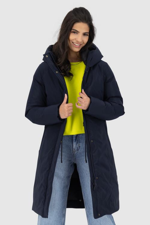 Rückansicht von ALIFE AND KICKIN CarsynAK A Winterjacke Damen marine