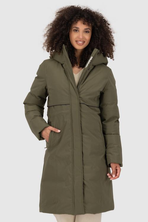 Rückansicht von ALIFE AND KICKIN CarsynAK A Winterjacke Damen olive drab