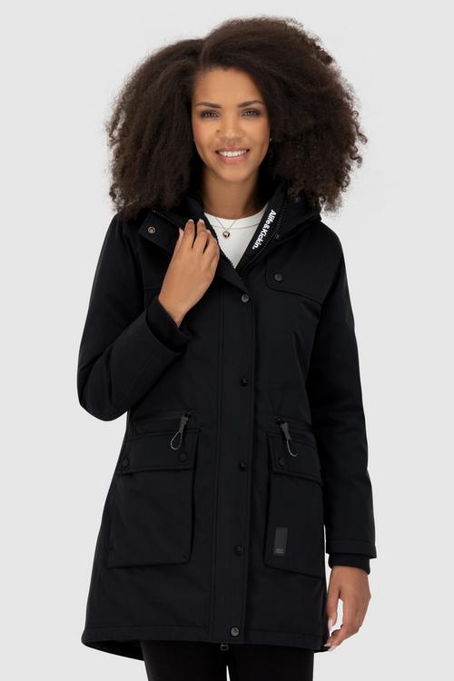 Rückansicht von ALIFE AND KICKIN CharlottAK A Winterjacke Damen moonless