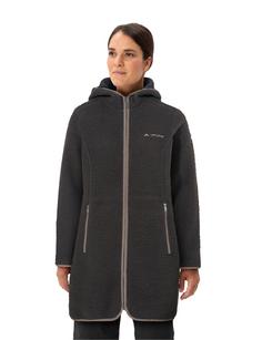 Rückansicht von VAUDE SE Women's Hitra Hooded Fleece Coat Outdoorjacke Damen phantom black