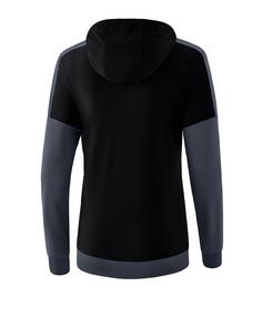 Rückansicht von Erima Squad Hoody Damen Funktionssweatshirt Damen schwarzgrau