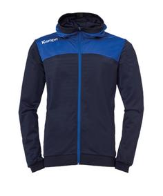 Kempa Emotion 2.0 Kapuzenjacke Trainingsjacke Kinder blau