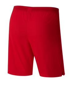 Rückansicht von Nike Vaporknit II Short Fußballshorts Herren rot