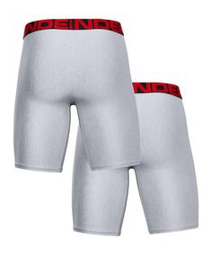 Rückansicht von Under Armour Tech 9in Boxershort 2er Pack Boxershorts Herren grau