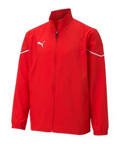 PUMA teamRISE Sideline Trainingsjacke Kids Trainingsjacke Kinder rotschwarz