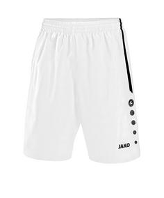 JAKO Turin Sporthose ohne Innenslip Fußballshorts Herren weissschwarz