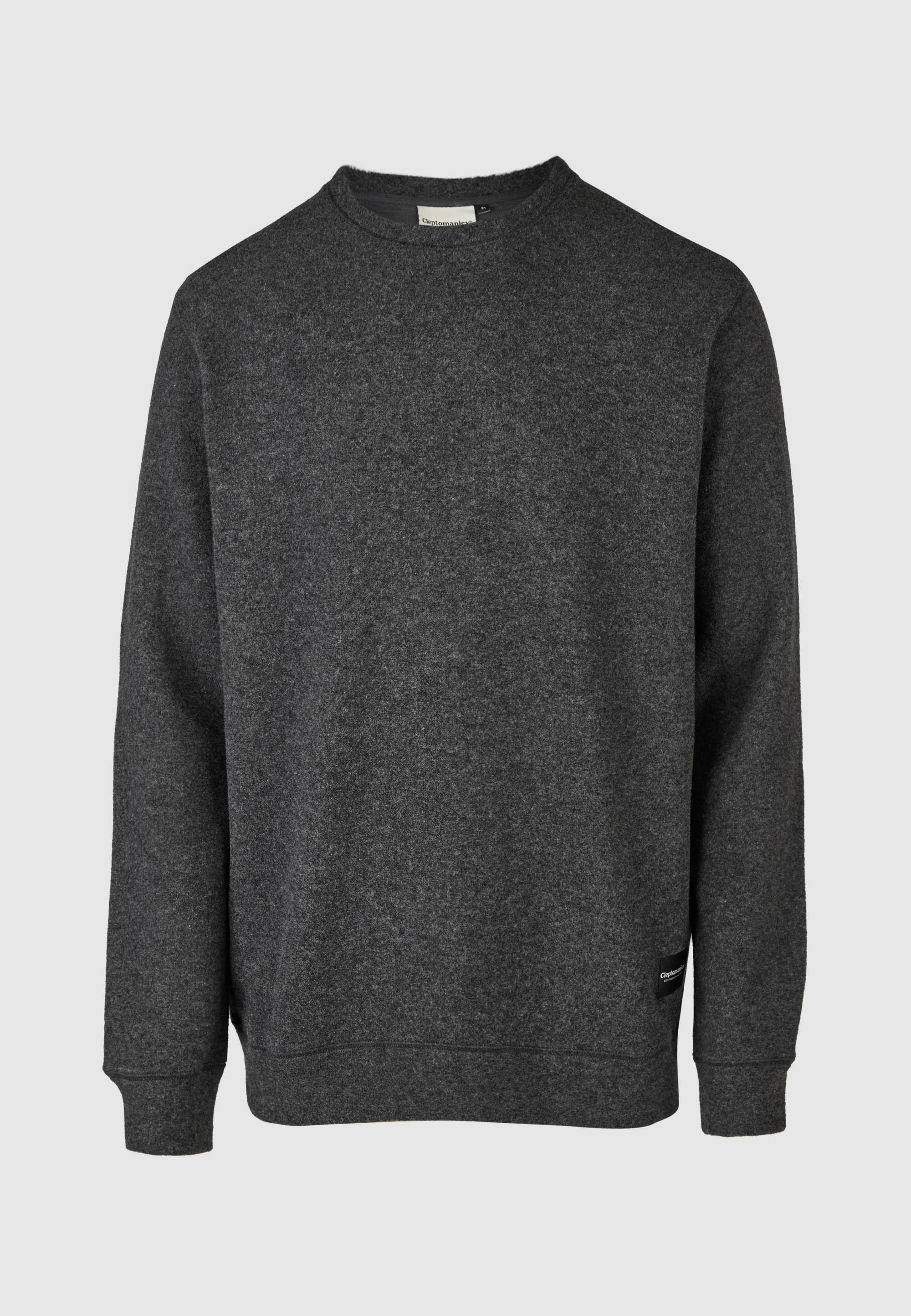 Cleptomanicx Noitch Sweatshirt Herren - Heather Lava Smoke