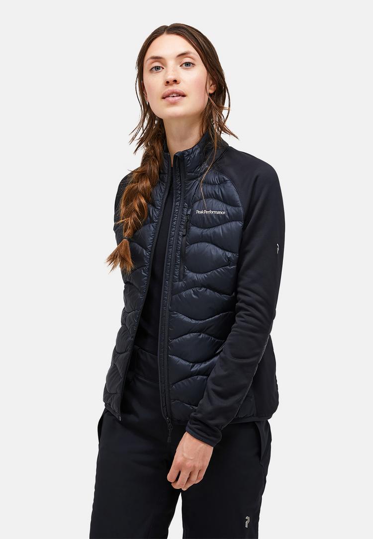 Peak Performance Peak Performance W Helium Down Hybrid Jacket Trainingsjacke Damen - black - 1 | SportScheck