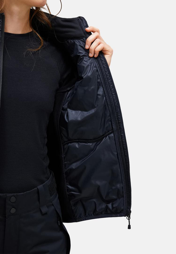 Peak Performance Peak Performance W Helium Down Hybrid Jacket Trainingsjacke Damen - black - 2 | SportScheck