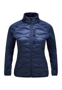 Peak Performance W Helium Down Hybrid Jacket Trainingsjacke Damen - dunkelblau