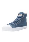 ethletic White Cap Hi Cut Sneaker - workers blue- just white