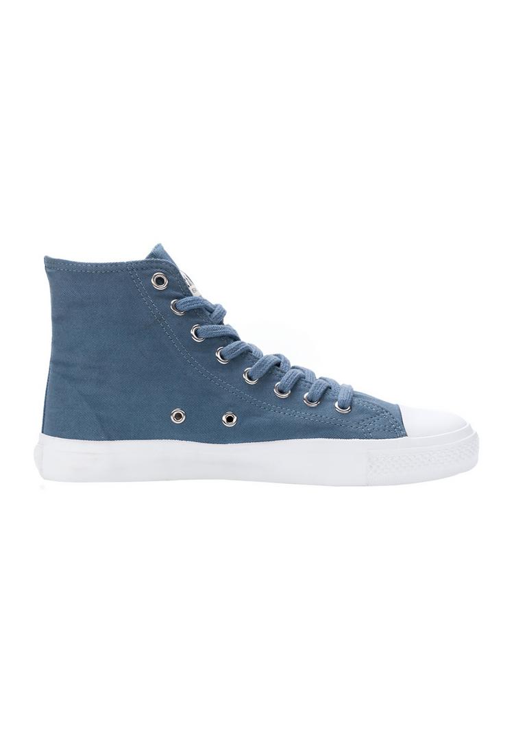 ethletic ethletic White Cap Hi Cut Sneaker - workers blue- just white - 1 | SportScheck