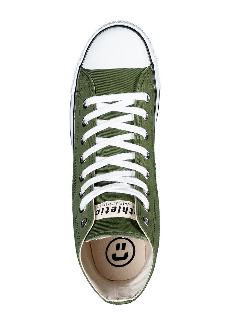 ethletic ethletic White Cap Hi Cut Sneaker - camping green just white - 3 | SportScheck