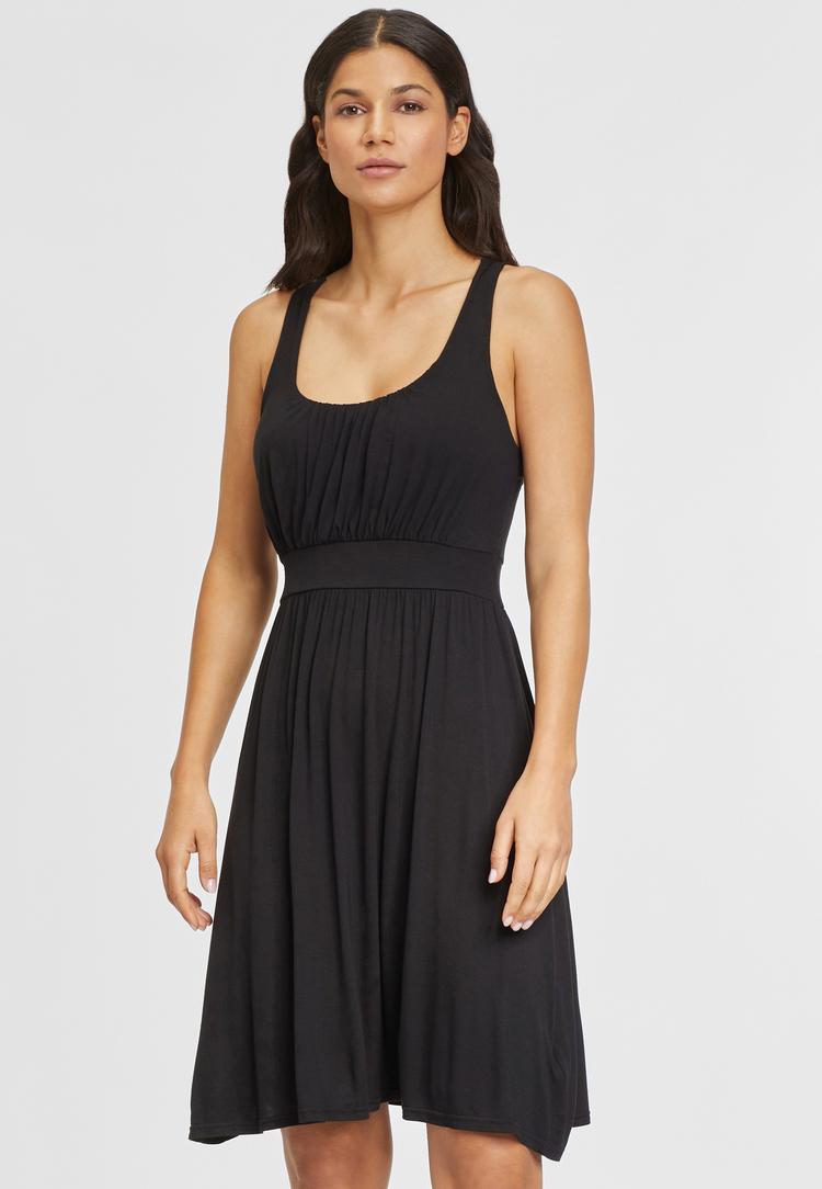 Lascana Lascana Strandkleid Tr&auml;gerkleid Damen - schwarz - 1 | SportScheck