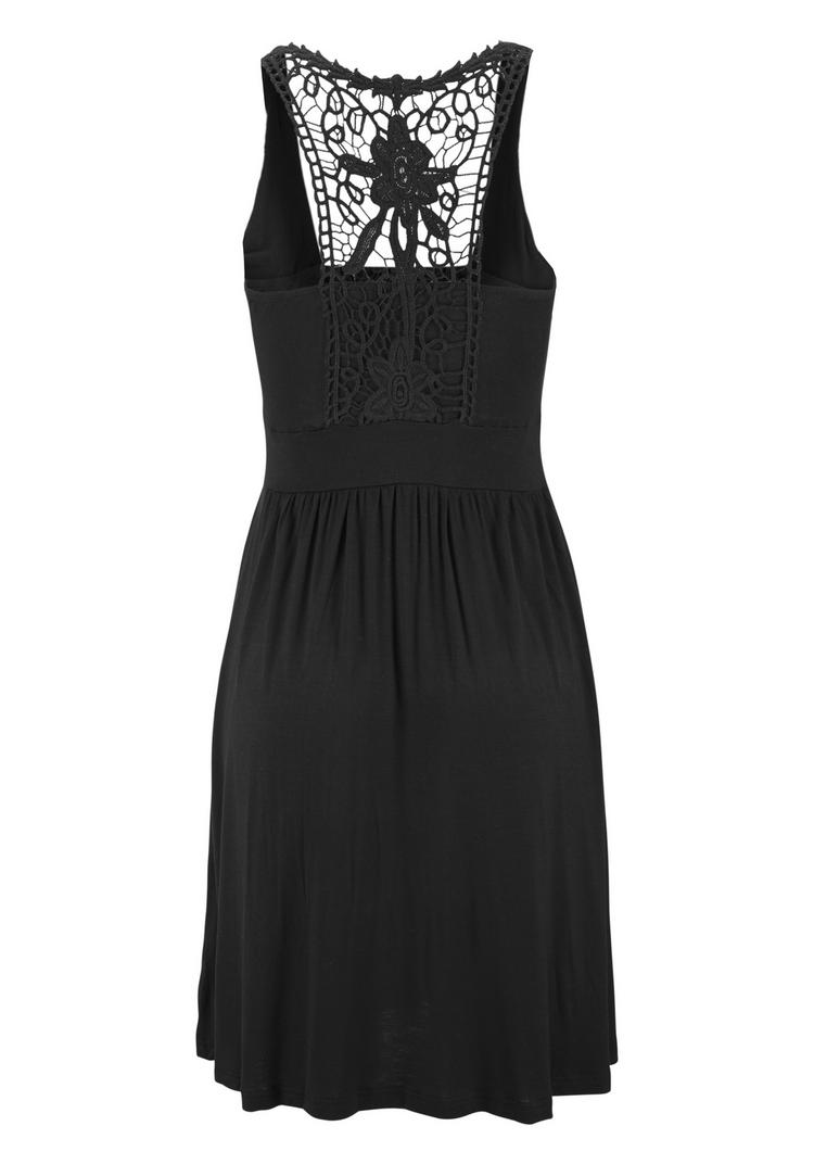 Lascana Lascana Strandkleid Tr&auml;gerkleid Damen - schwarz - 0 | SportScheck