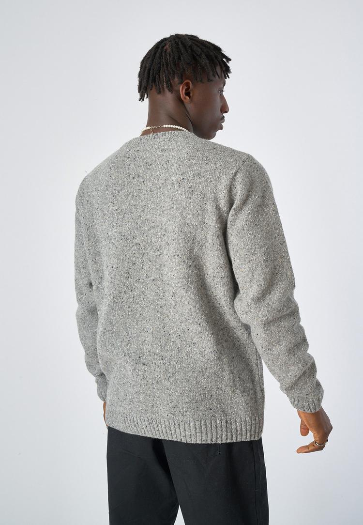 Cleptomanicx Cleptomanicx Spacer Strickpullover Herren - Heather Gray - 2 | SportScheck