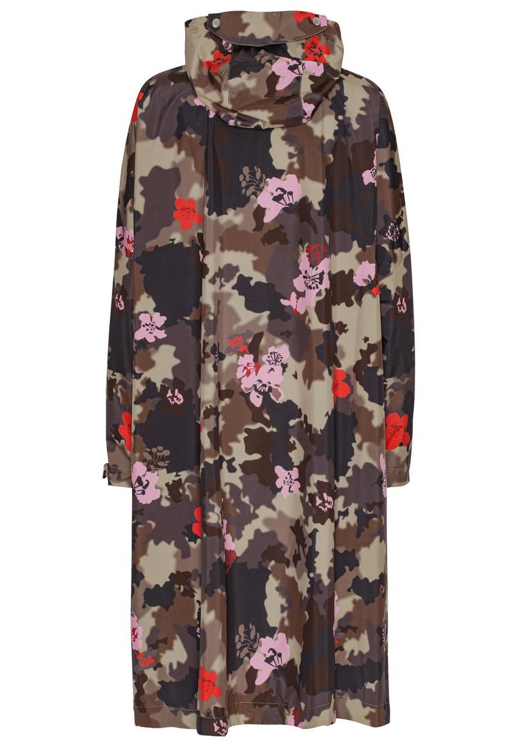 Ilse Jacobsen Ilse Jacobsen RAIN221SPP Poncho Damen - Floral Camo - 0 | SportScheck