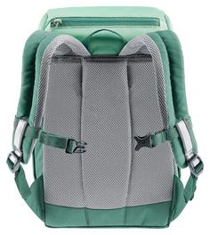 Rückansicht von Deuter Rucksack Schmusebär Daypack Kinder spearmint seagreen