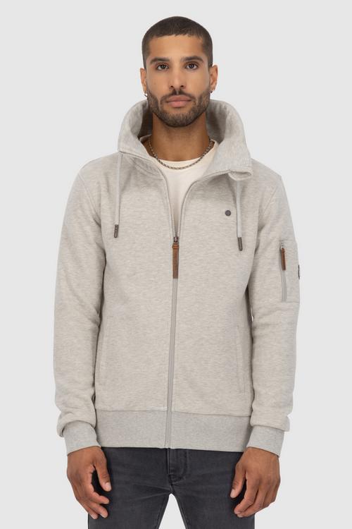 Rückansicht von ALIFE AND KICKIN EliasAK A Sweatjacke Herren pumice melange