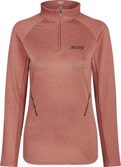 CEP Cold Weather Zip Shirt Longsleeve Laufshirt Damen rose