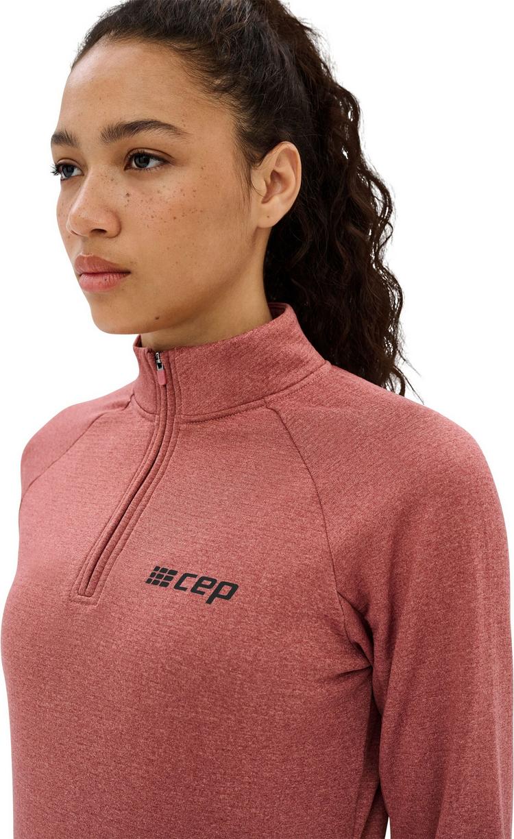 CEP CEP Cold Weather Zip Shirt Longsleeve Laufshirt Damen - rose - 5 | SportScheck