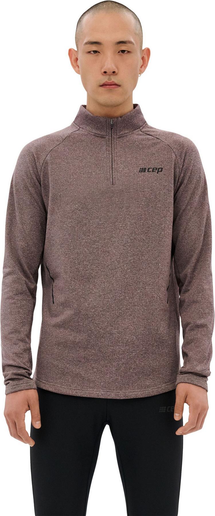 CEP CEP Cold Weather Zip Shirt Longsleeve Laufshirt Herren - aubergine - 0 | SportScheck