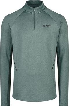 CEP Cold Weather Zip Shirt Longsleeve Laufshirt Herren bluegrey