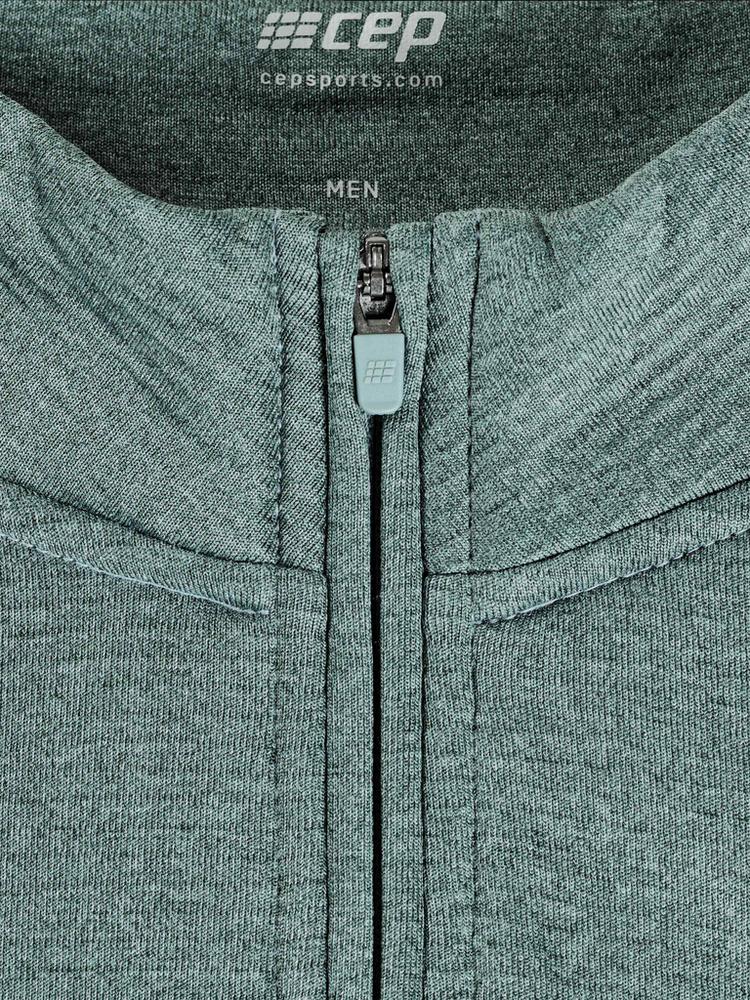 CEP CEP Cold Weather Zip Shirt Longsleeve Laufshirt Herren - bluegrey - 0 | SportScheck