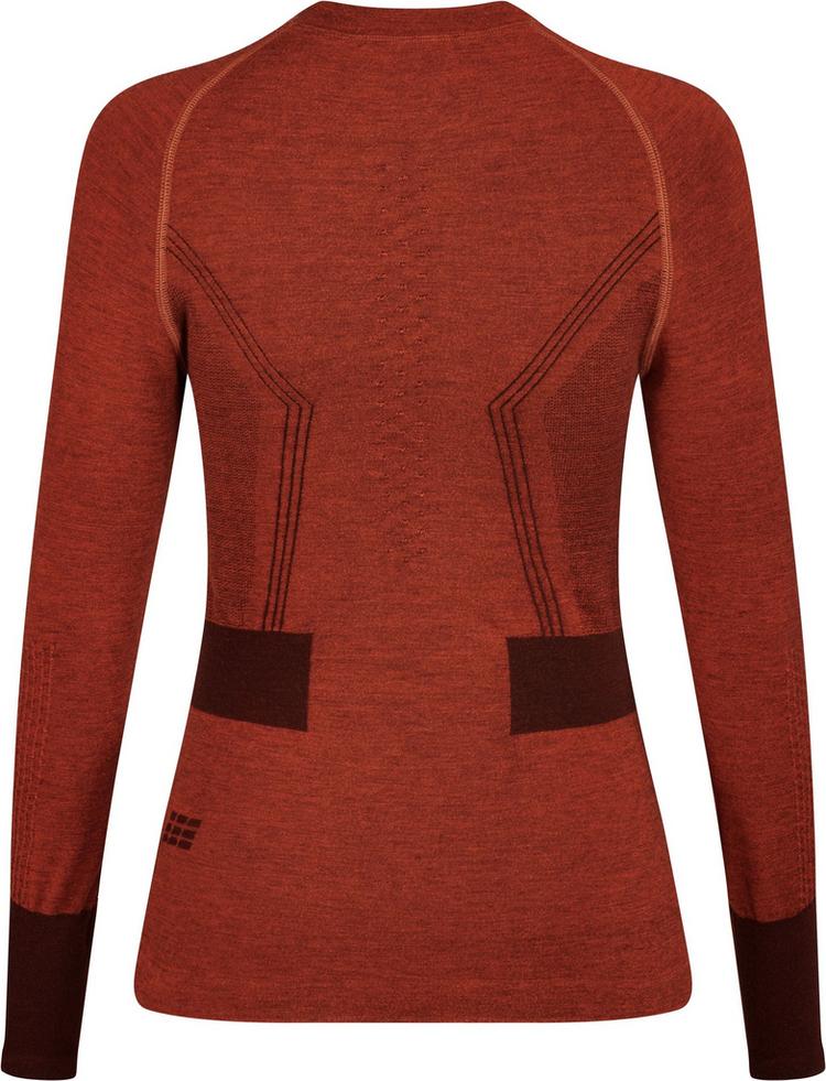 CEP CEP Merino Skiing Base Shirt Longsleeve Laufshirt Damen - aubergine/red - 0 | SportScheck