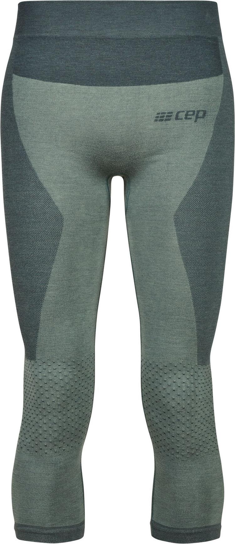 CEP CEP Merino 3/4 Skiing Base Tights Leggings Herren - bluegrey/grey - 0 | SportScheck