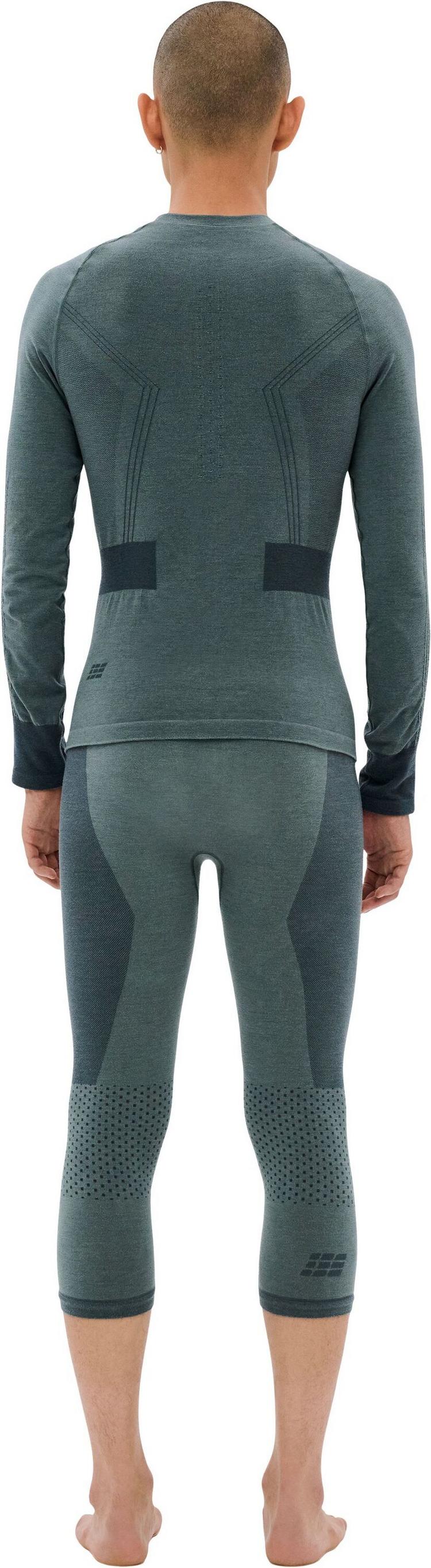 CEP CEP Merino 3/4 Skiing Base Tights Leggings Herren - bluegrey/grey - 1 | SportScheck