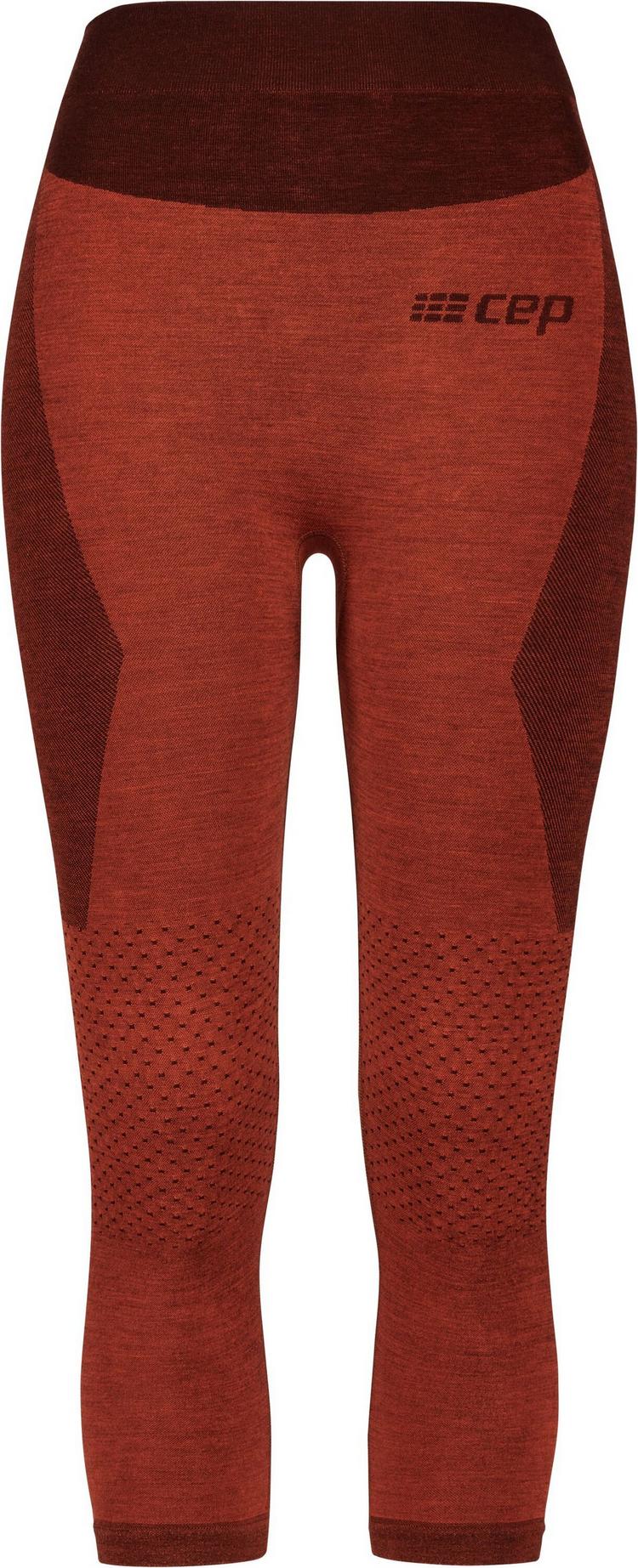 CEP CEP Merino 3/4 Tights Skiing Tights Damen - aubergine/red - 0 | SportScheck