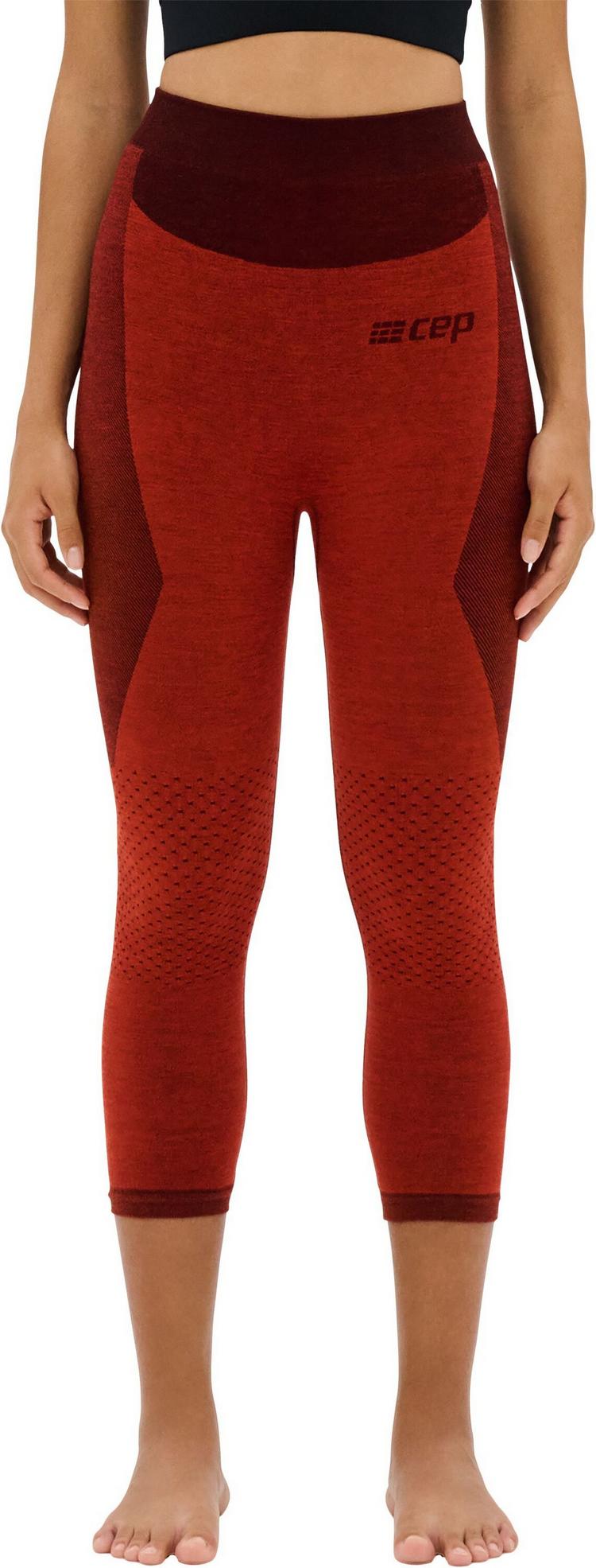 CEP CEP Merino 3/4 Tights Skiing Tights Damen - aubergine/red - 0 | SportScheck