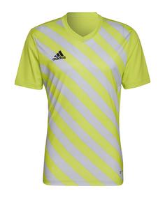 adidas Entrada 22 GFX Trikot Fußballtrikot Herren gruengrau