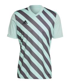 adidas Entrada 22 GFX Trikot Fußballtrikot Herren tuerkisgrau