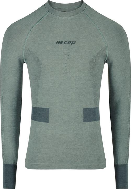 CEP Merino Base Shirt Skiing Longsleeve Skishirt Herren